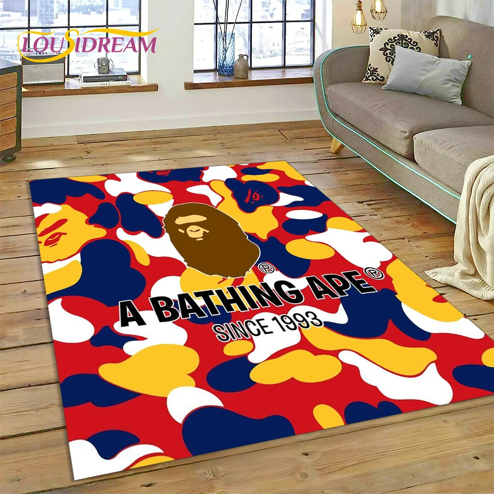 Home Decor Games Online Free - سجادة أرضية ثلاثية الأبعاد بتصميم B-BAPE