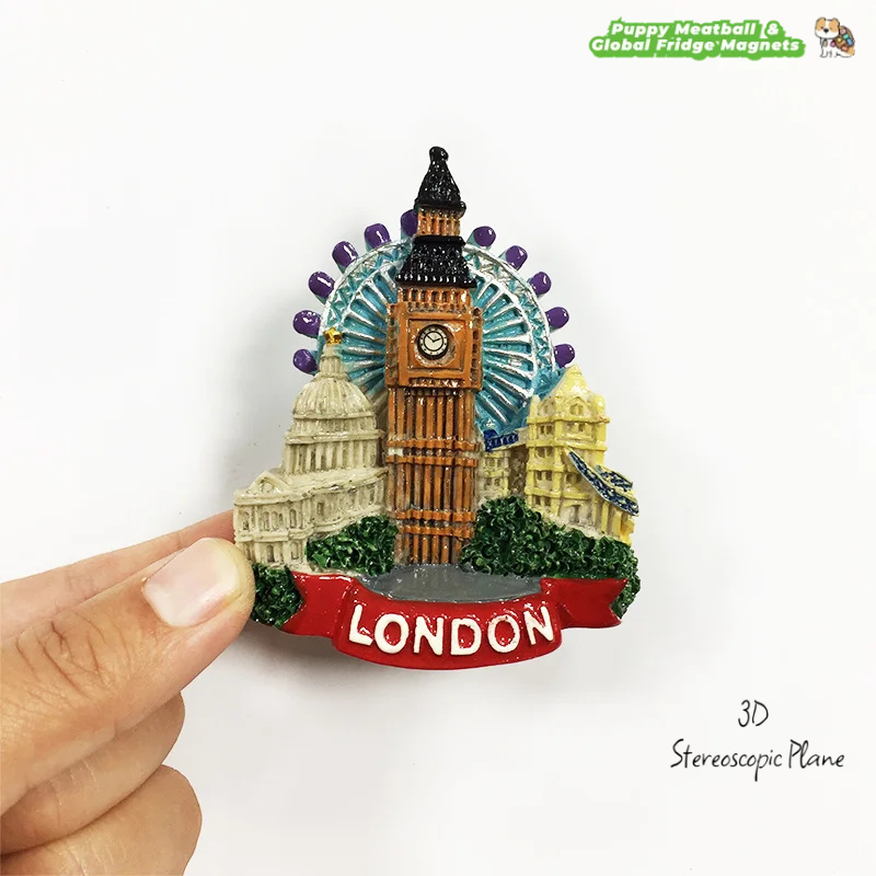 Home Decor London - مغناطيس الثلاجة الإبداعي الثقافي عالي الجودة