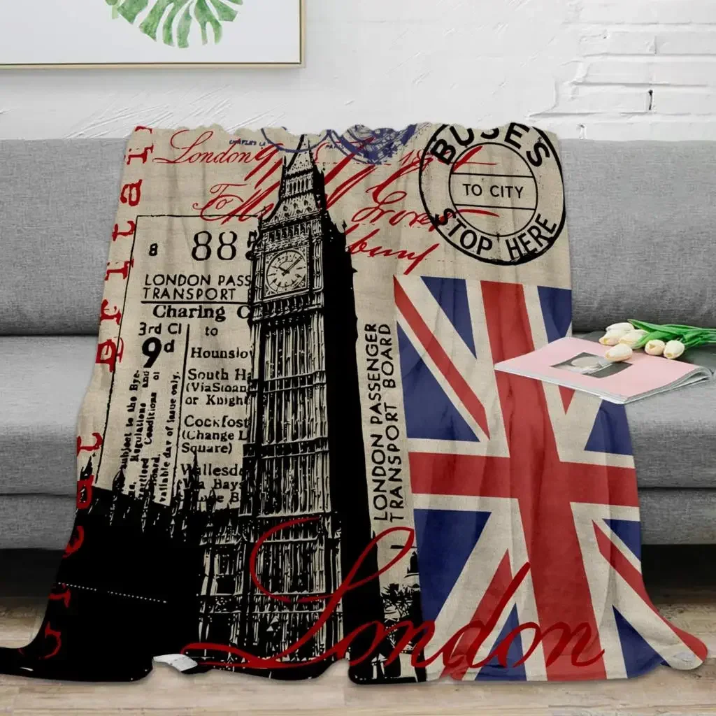 Home Decor London - بطانية دافئة من الألياف الدقيقة بتصميم