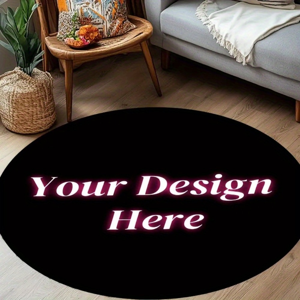 Home Decor Logo Design - 1 قطعة سجادة مخصصة تصميمك فيلم