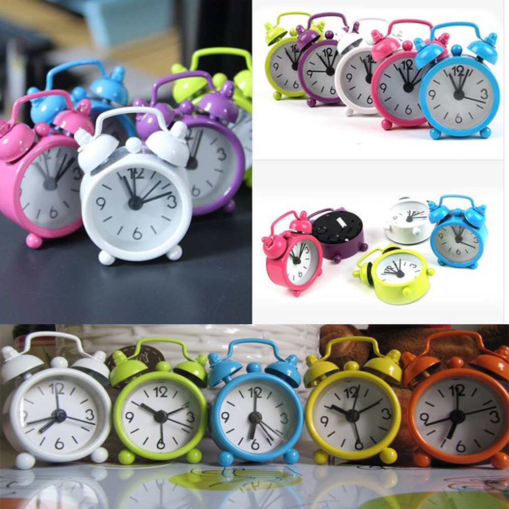 Vintage Alarm Clock - الإبداعية لطيف معدن صغير صغير ساعة