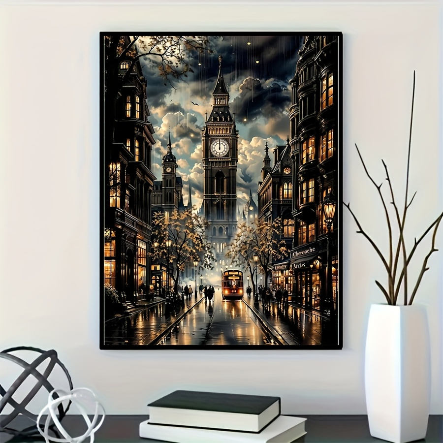 Home Decor London - 500/1000/1200/2000 قطعة لغز لندن الليلي، هدية