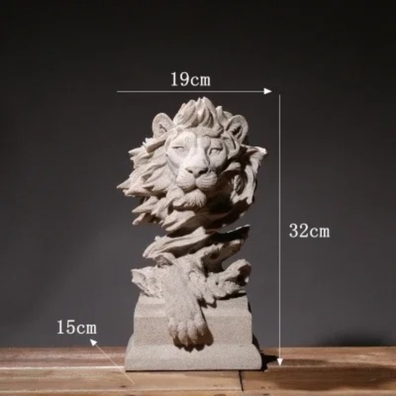 Abstract Sculpture Resin - الصمت هو تمثال ذهبي مجردة الحرفية