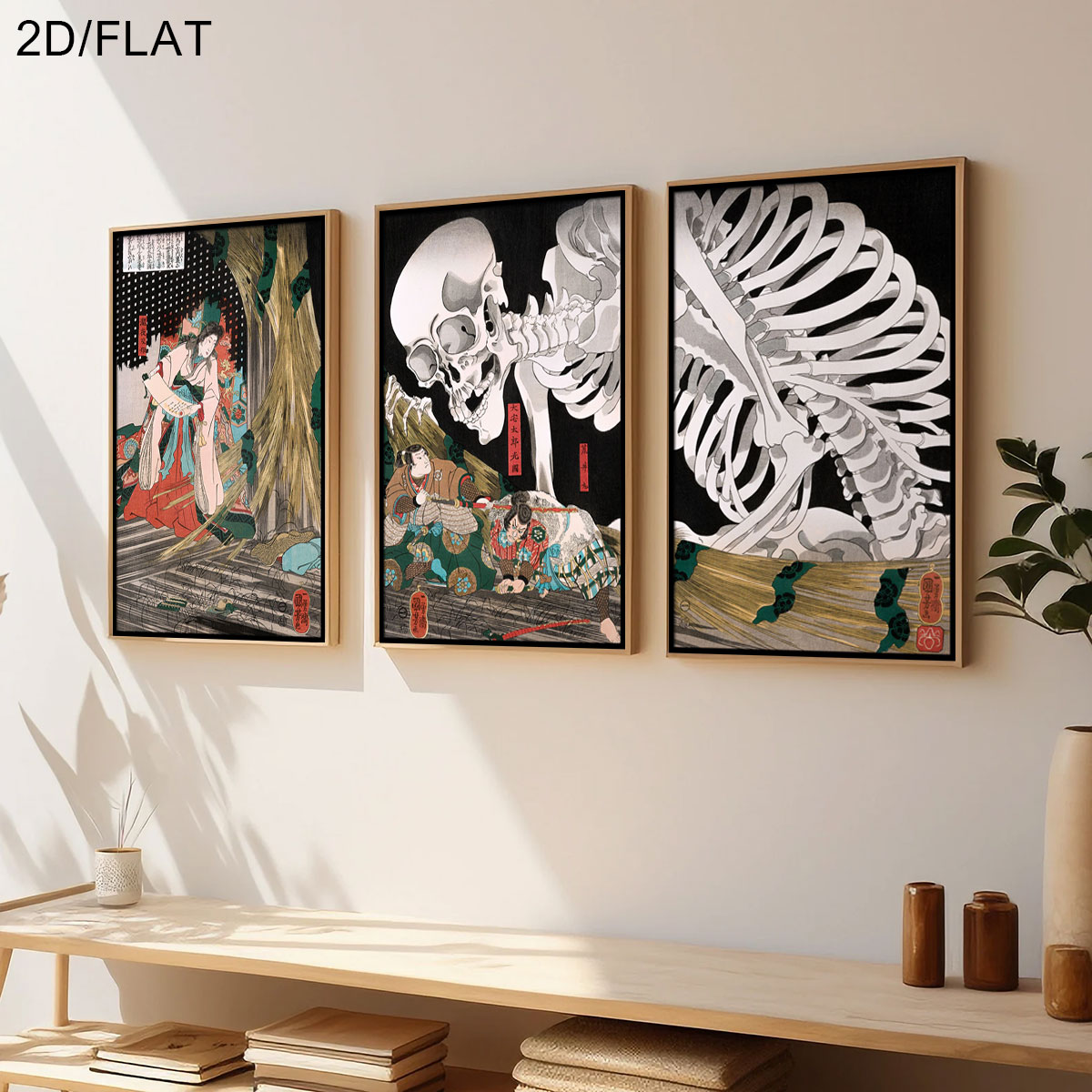 3 قطع من لوحات قماشية فنية بتص - مراجعة Home Decor Quirky وسعره