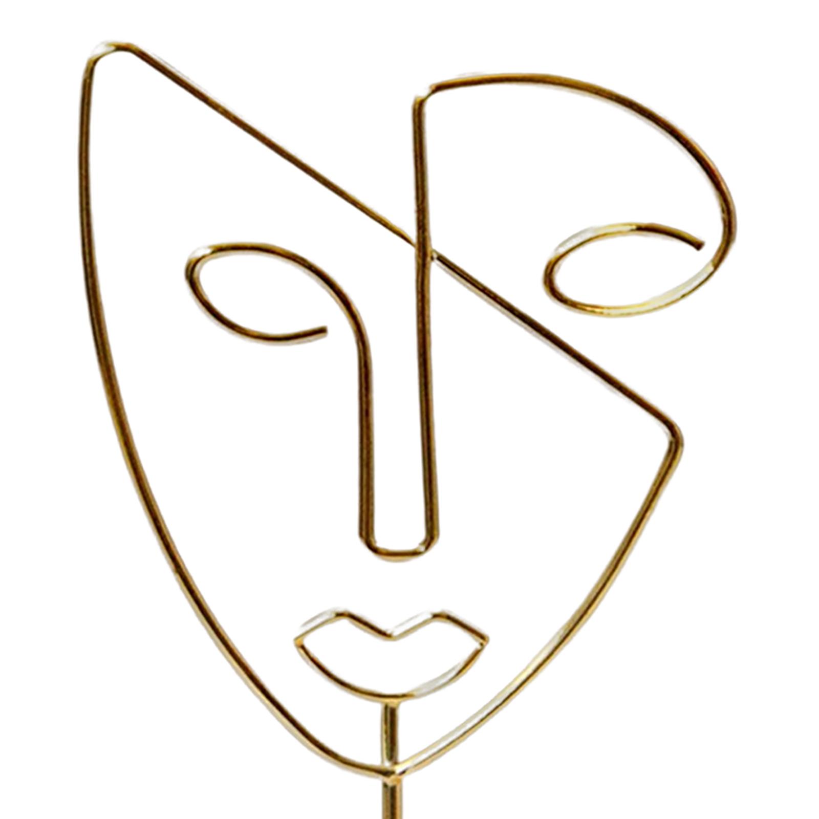 تمثال وجه تجريدي مزخرف، قطعة ف - مراجعة Abstract Sculpture Resin وسعره