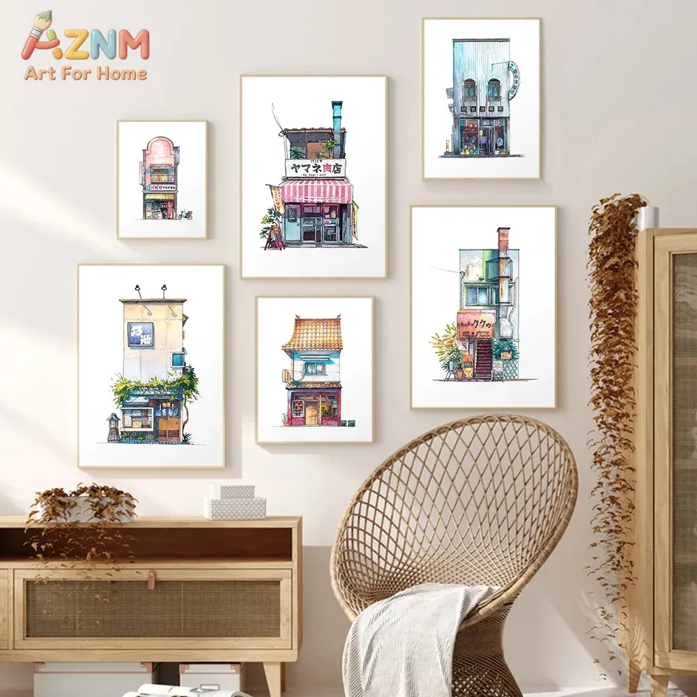 لوحة فنية يابانية على قماش كان - مراجعة Home Decor Shop وسعره