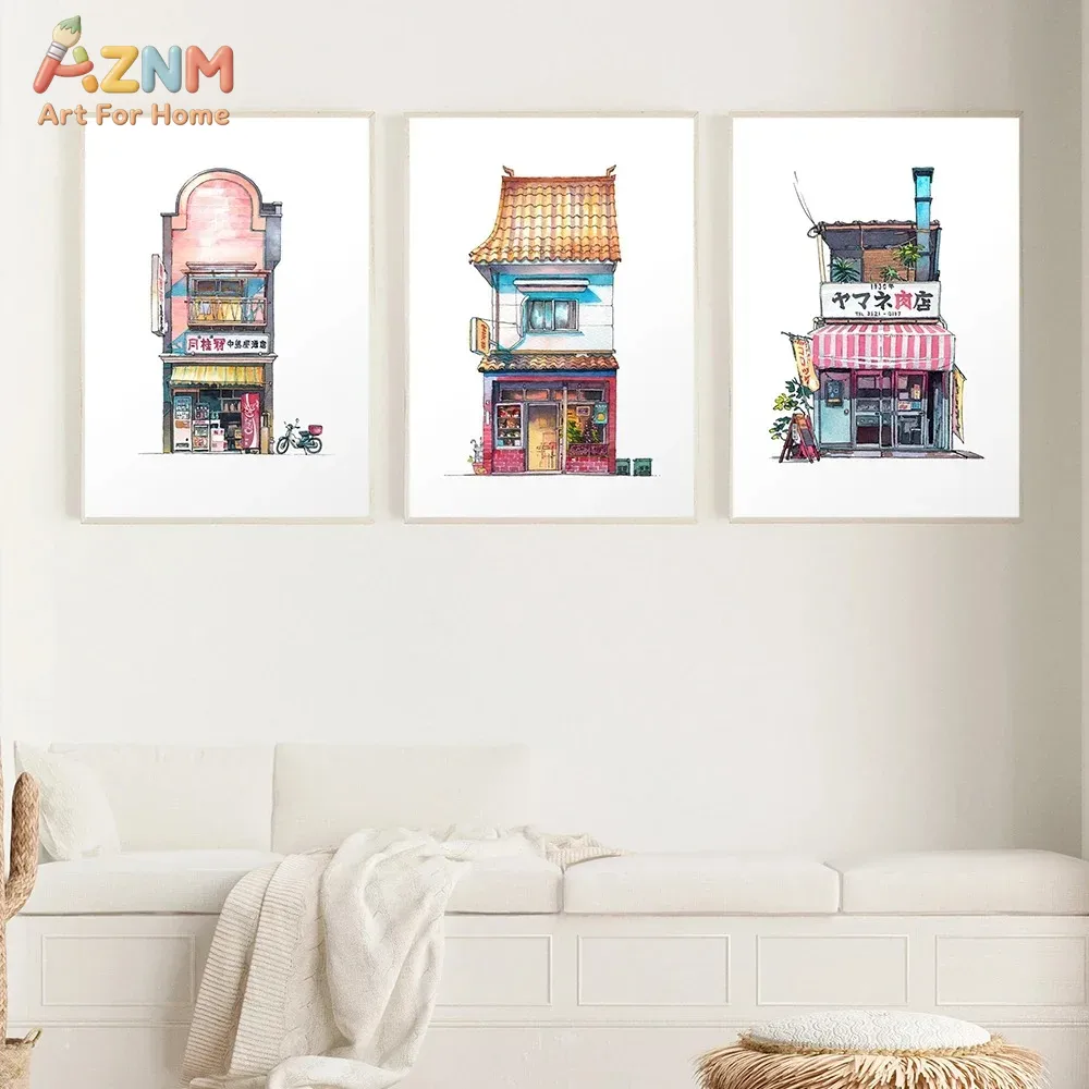 لوحة فنية يابانية على قماش كان - مراجعة Home Decor Shop وسعره