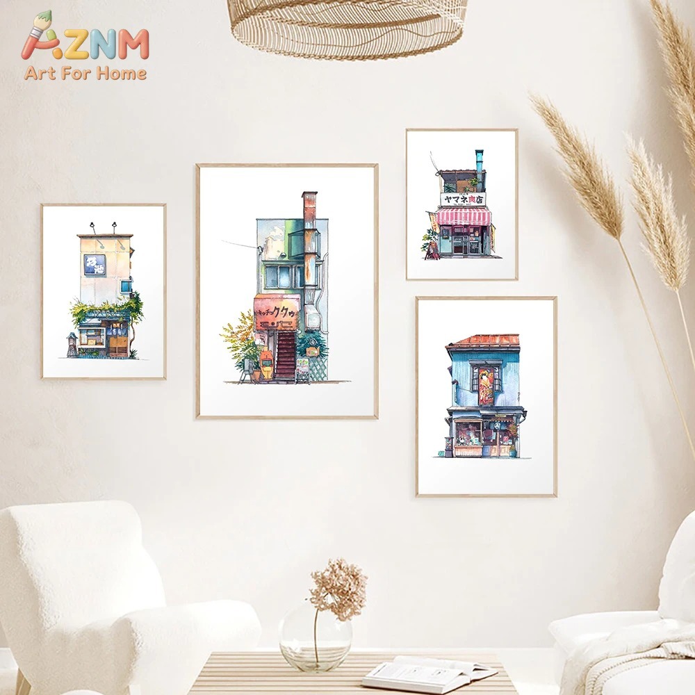 لوحة فنية يابانية على قماش كان - مراجعة Home Decor Shop وسعره