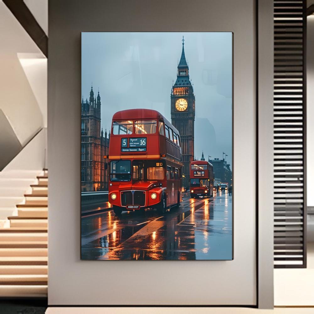 ملصق جداري لمشهد سياحي في لندن - مراجعة Home Decor London وسعره