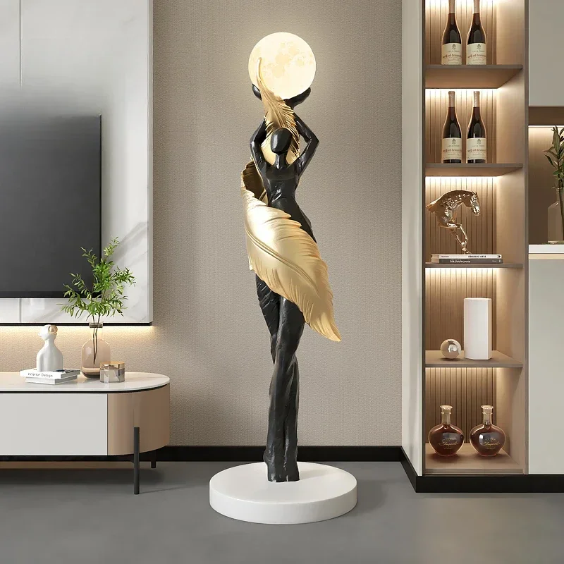 تمثال فني تجريدي حديث محمول عل - مراجعة Abstract Sculpture Resin وسعره