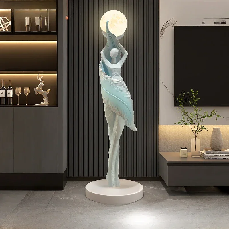 تمثال فني تجريدي حديث محمول عل - مراجعة Abstract Sculpture Resin وسعره