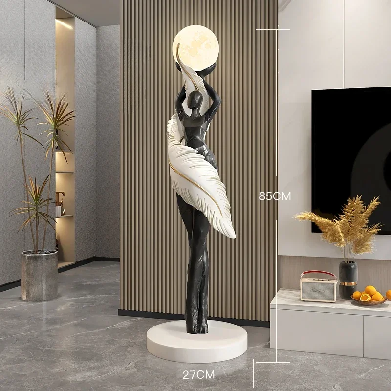 تمثال فني تجريدي حديث محمول عل - مراجعة Abstract Sculpture Resin وسعره