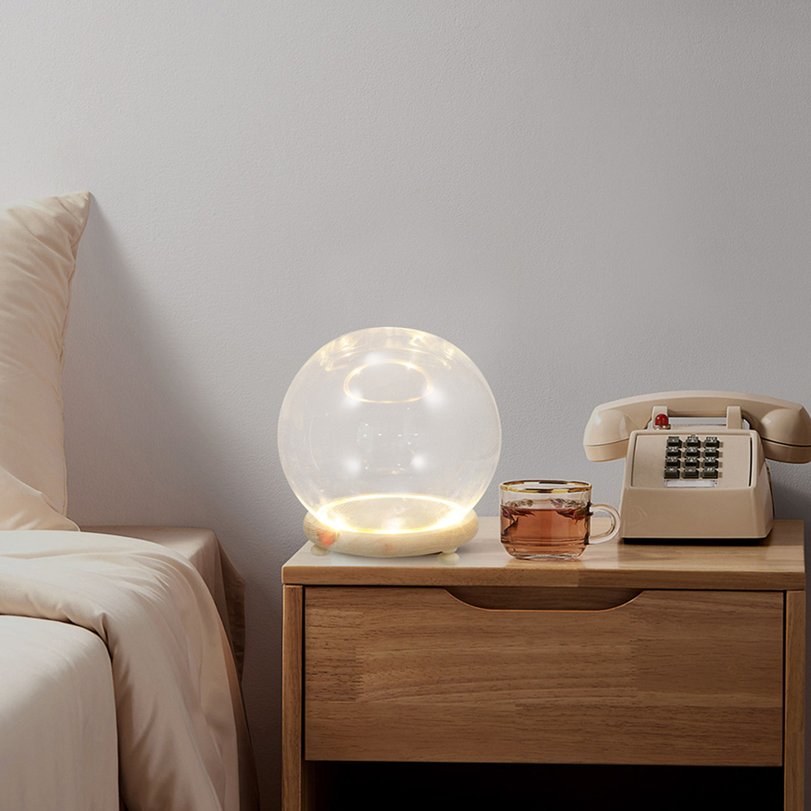 غطاء عرض زجاجي شفاف على شكل قب - مراجعة Home Decor Shop وسعره