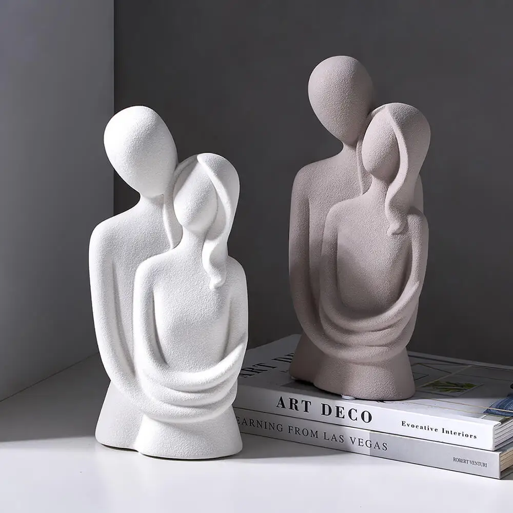 مجردة شخصية الديكور الراتنج ال - مراجعة Abstract Sculpture Resin وسعره