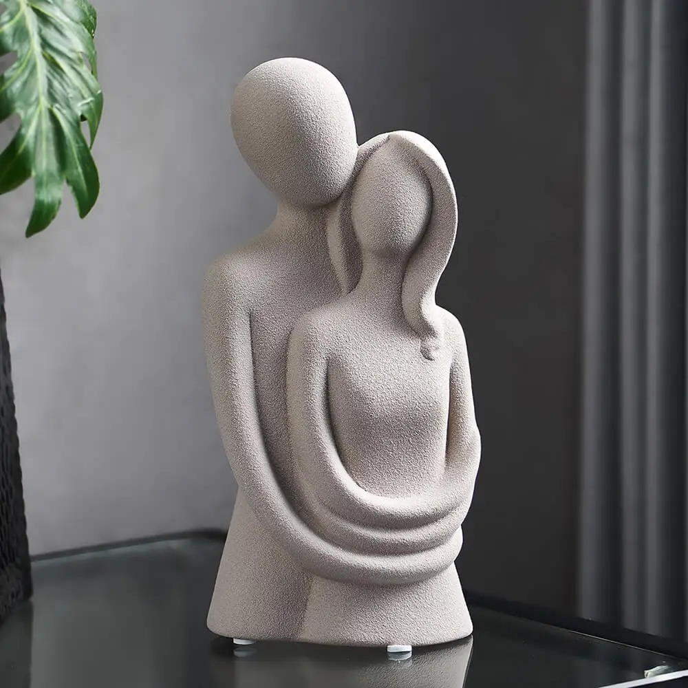مجردة شخصية الديكور الراتنج ال - مراجعة Abstract Sculpture Resin وسعره