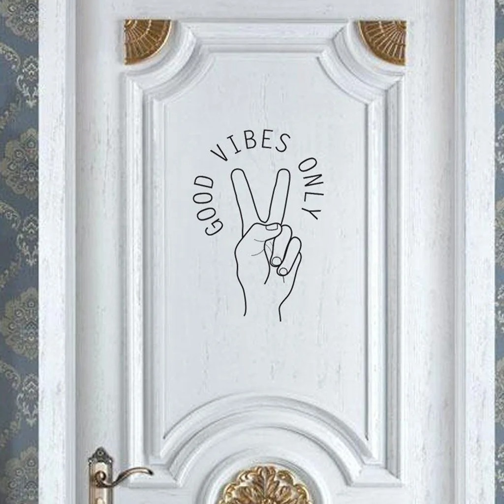 1 قطعة ورق حائط فينيل بتصميم ج - مراجعة Home Decor Logo Design وسعره