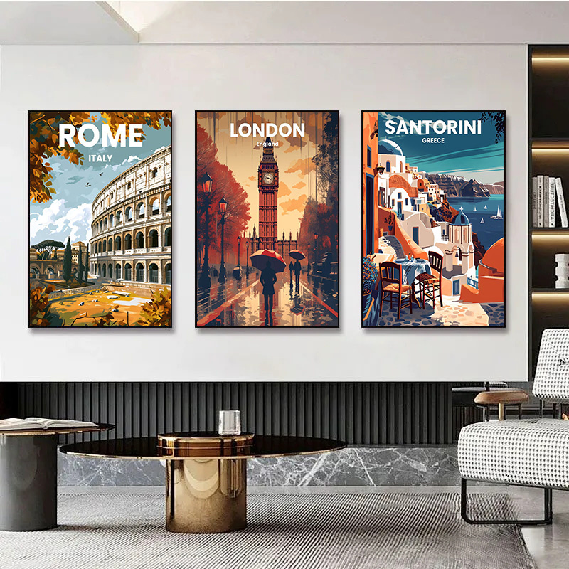 مدن السفر الحديثة سانتوريني رو - مراجعة Home Decor London وسعره