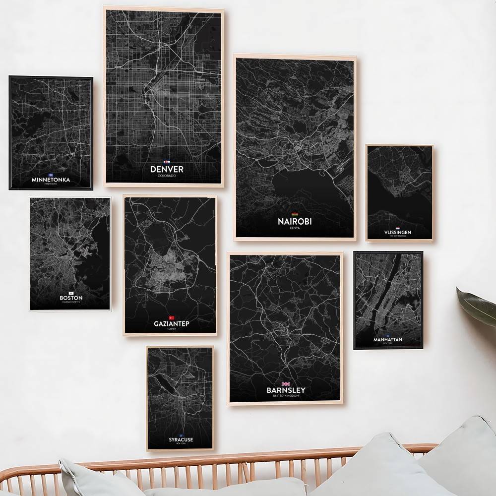 باريس لندن نيويورك مخصص خريطة  - مراجعة Home Decor London وسعره