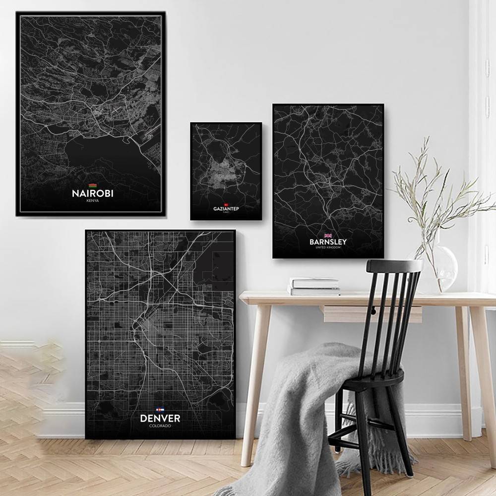 باريس لندن نيويورك مخصص خريطة  - مراجعة Home Decor London وسعره