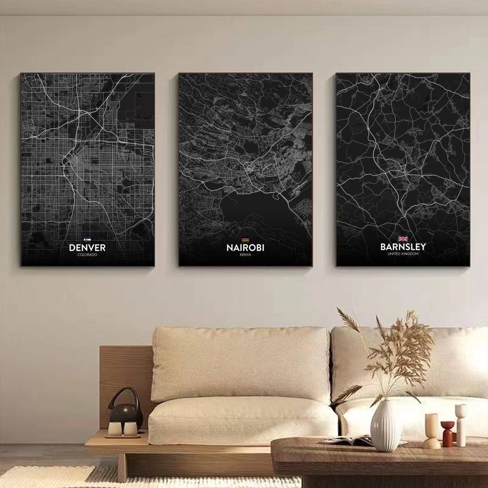 باريس لندن نيويورك مخصص خريطة  - مراجعة Home Decor London وسعره