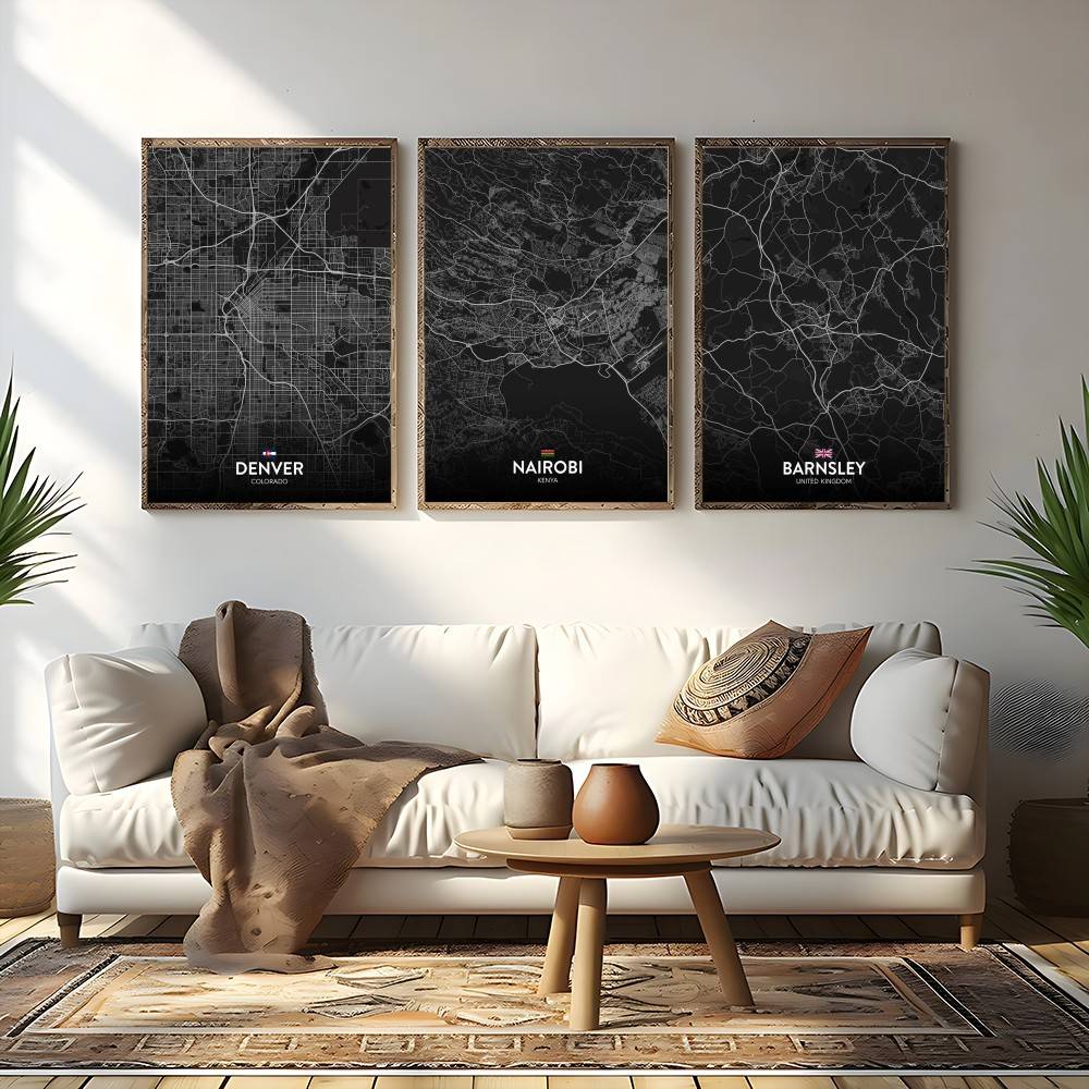 باريس لندن نيويورك مخصص خريطة  - مراجعة Home Decor London وسعره