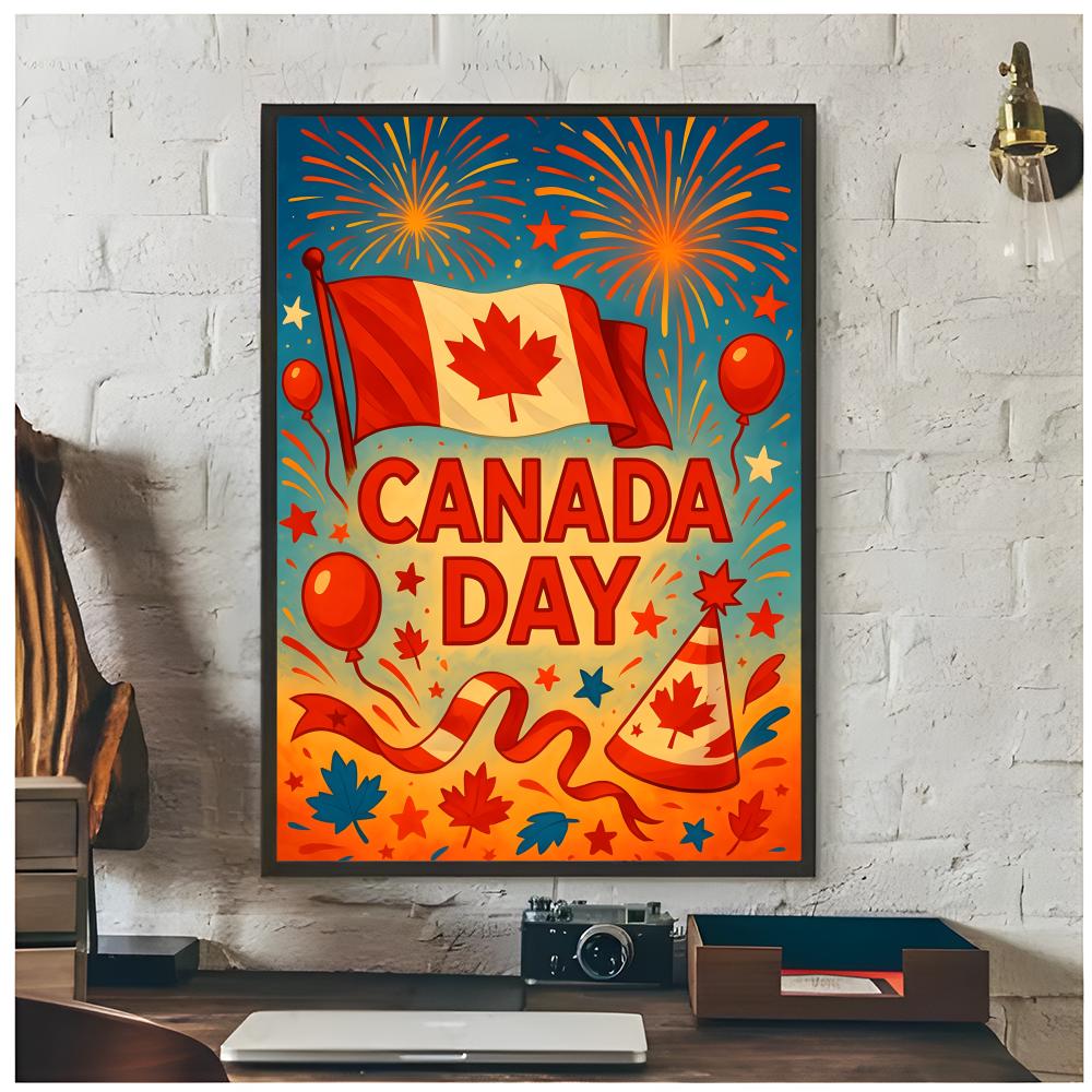 ملصق عيد كندا الاحتفالي في كند - مراجعة Home Decor Canada وسعره