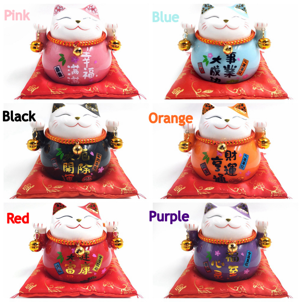 4.5 بوصة السيراميك Maneki Neko - مراجعة Home Decor Quirky وسعره