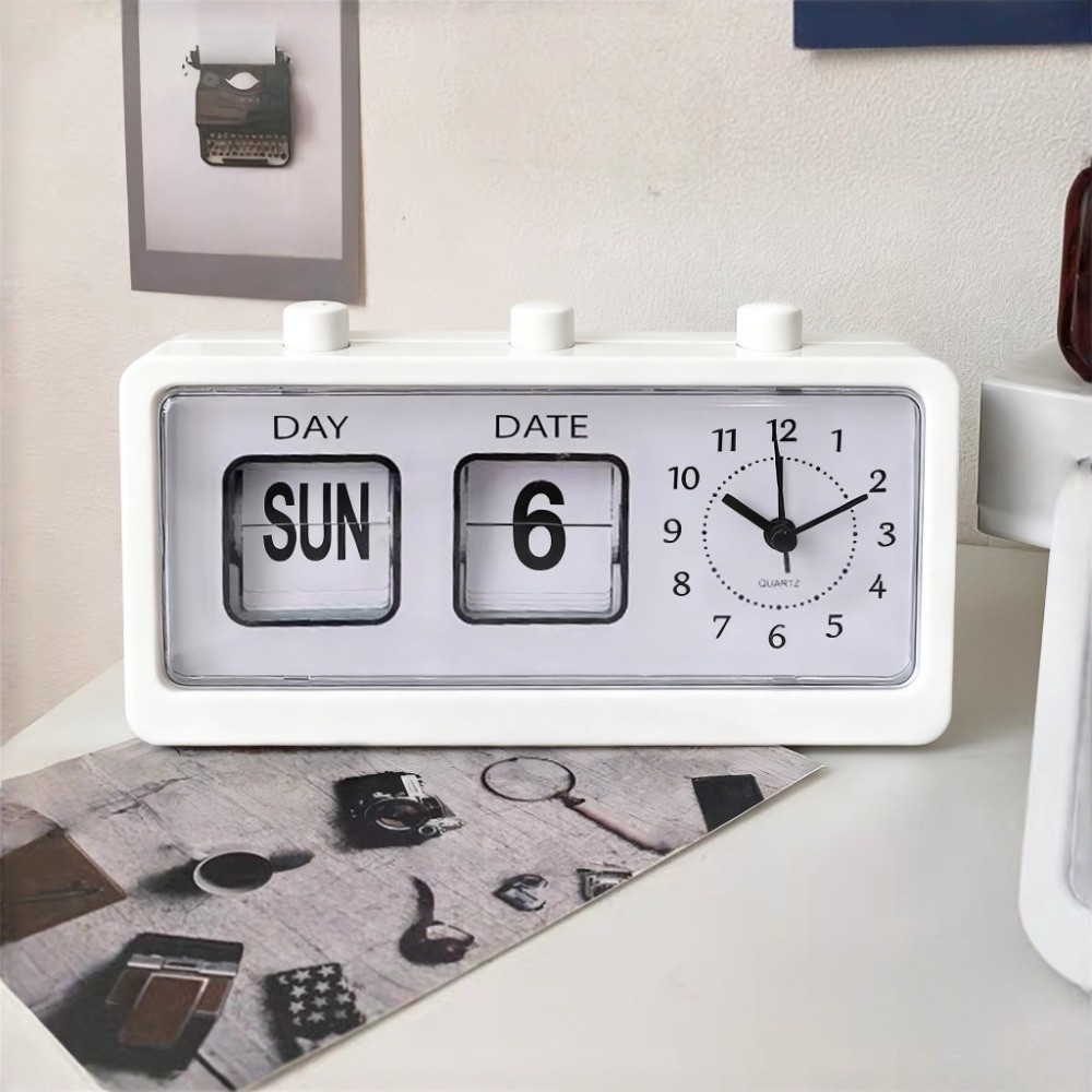 ساعة تقويم إلكترونية بتقليب ال - مراجعة Vintage Alarm Clock وسعره