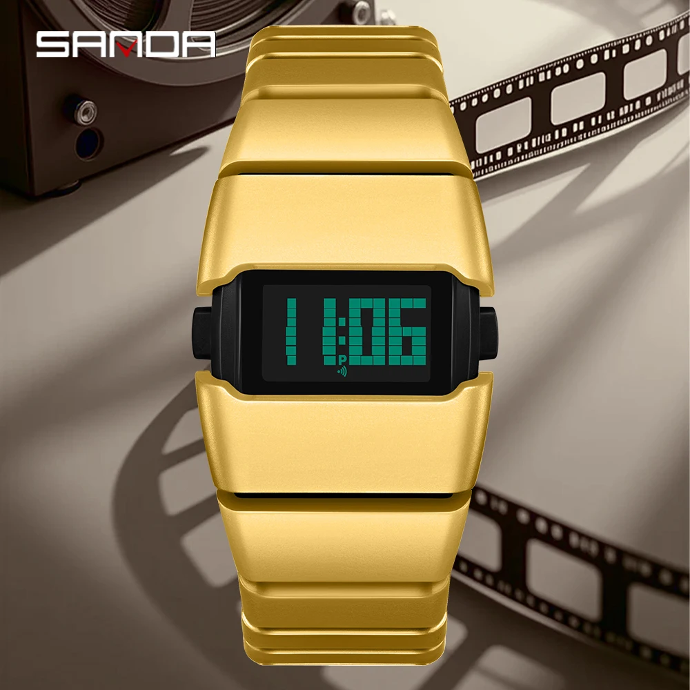 ساعة إلكترونية ريترو SANDA Y2K - مراجعة Vintage Alarm Clock وسعره