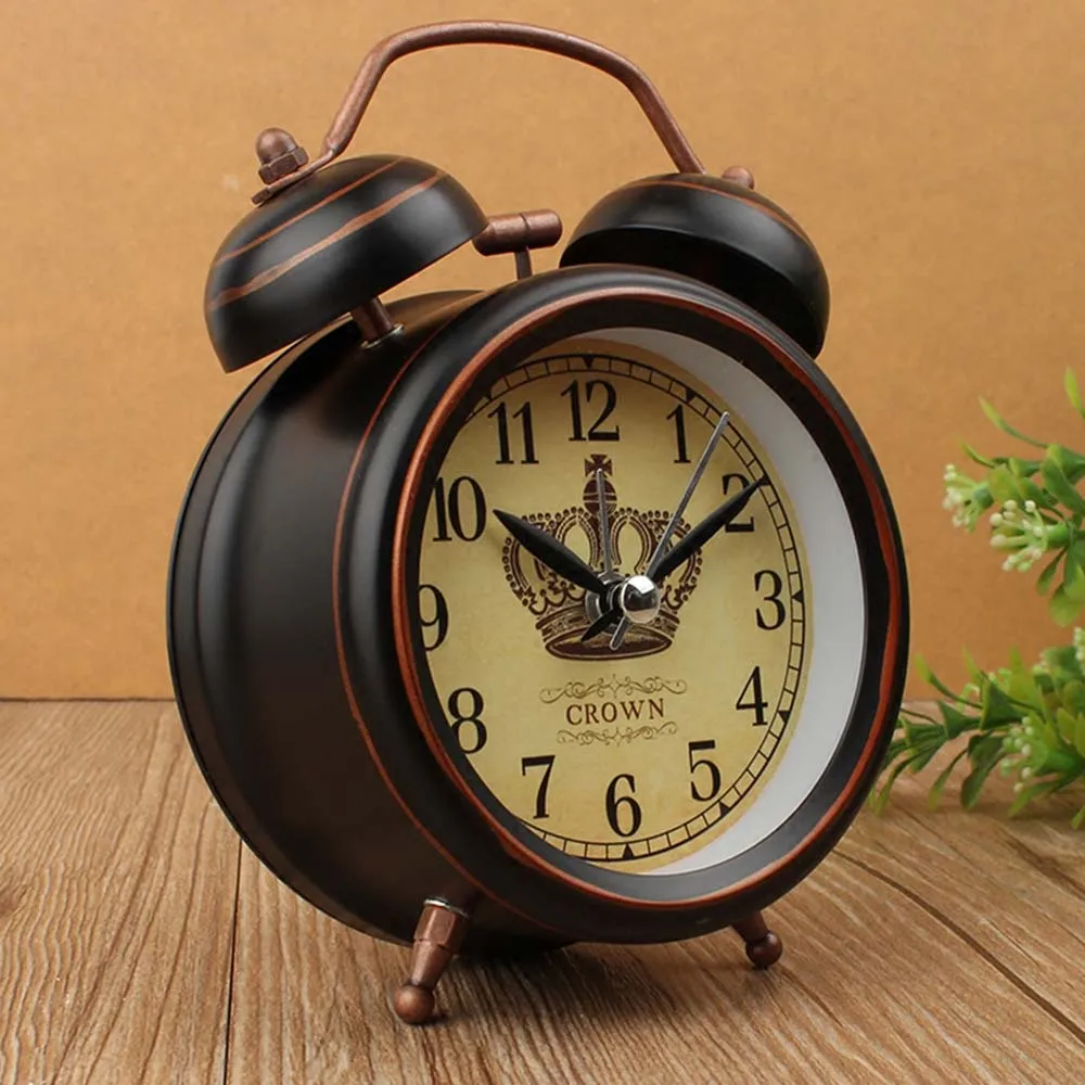 المنزل خمر ليلة ضوء ساعة تنبيه - مراجعة Vintage Alarm Clock وسعره
