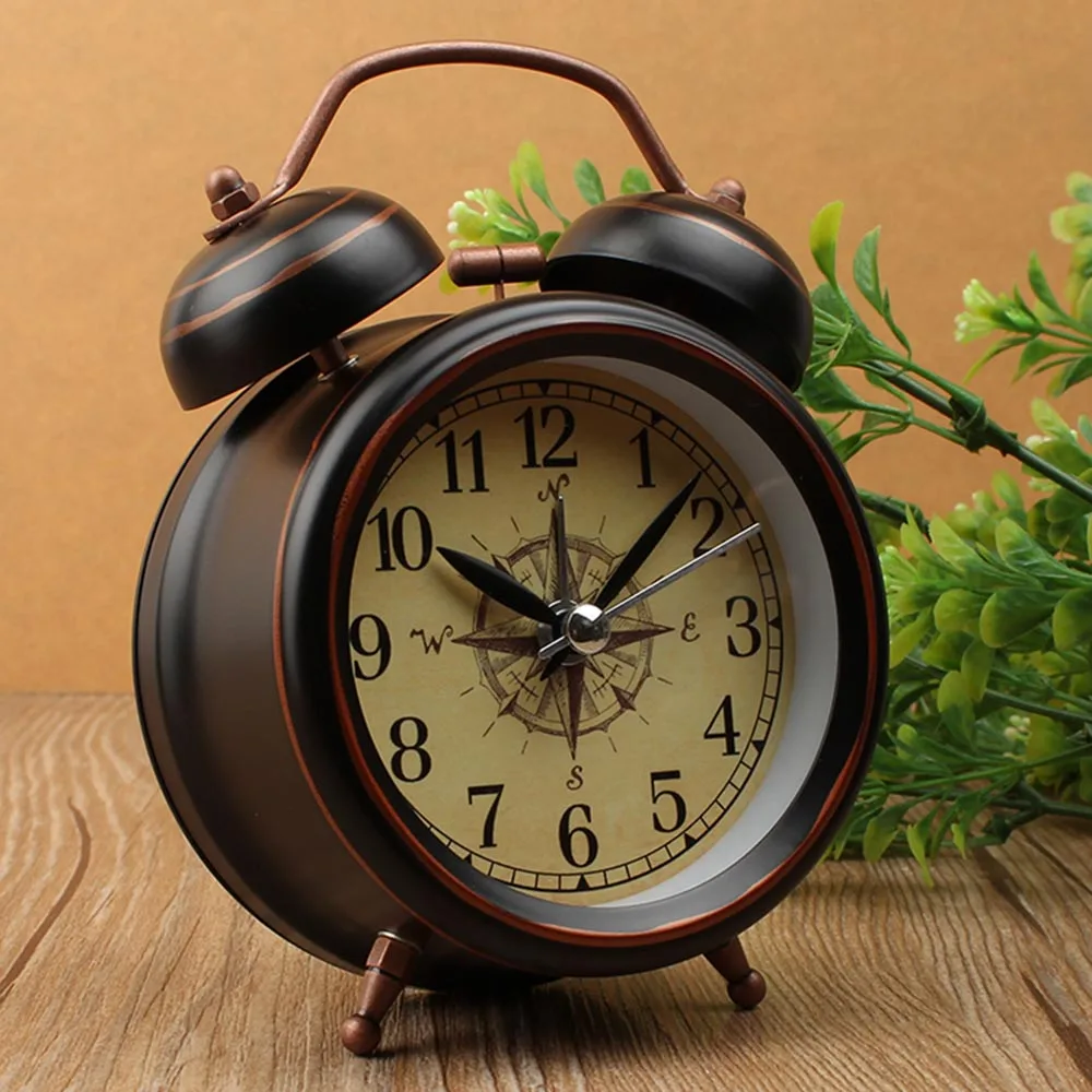 المنزل خمر ليلة ضوء ساعة تنبيه - مراجعة Vintage Alarm Clock وسعره