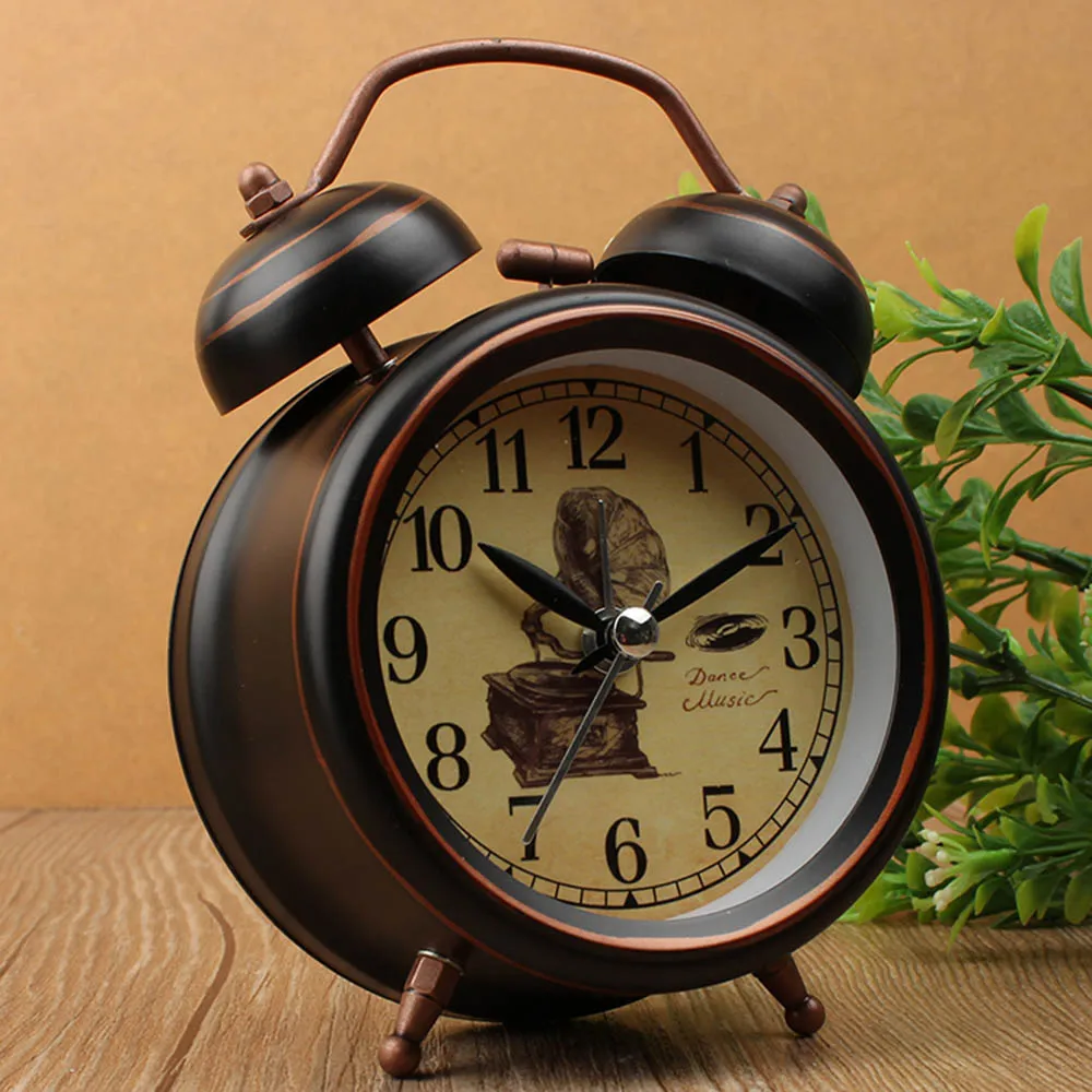 المنزل خمر ليلة ضوء ساعة تنبيه - مراجعة Vintage Alarm Clock وسعره