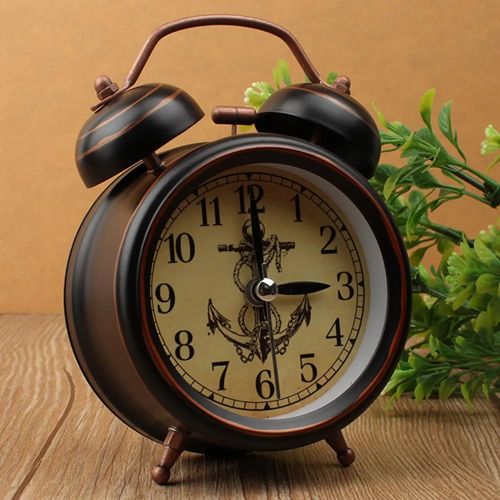 المنزل خمر ليلة ضوء ساعة تنبيه - مراجعة Vintage Alarm Clock وسعره