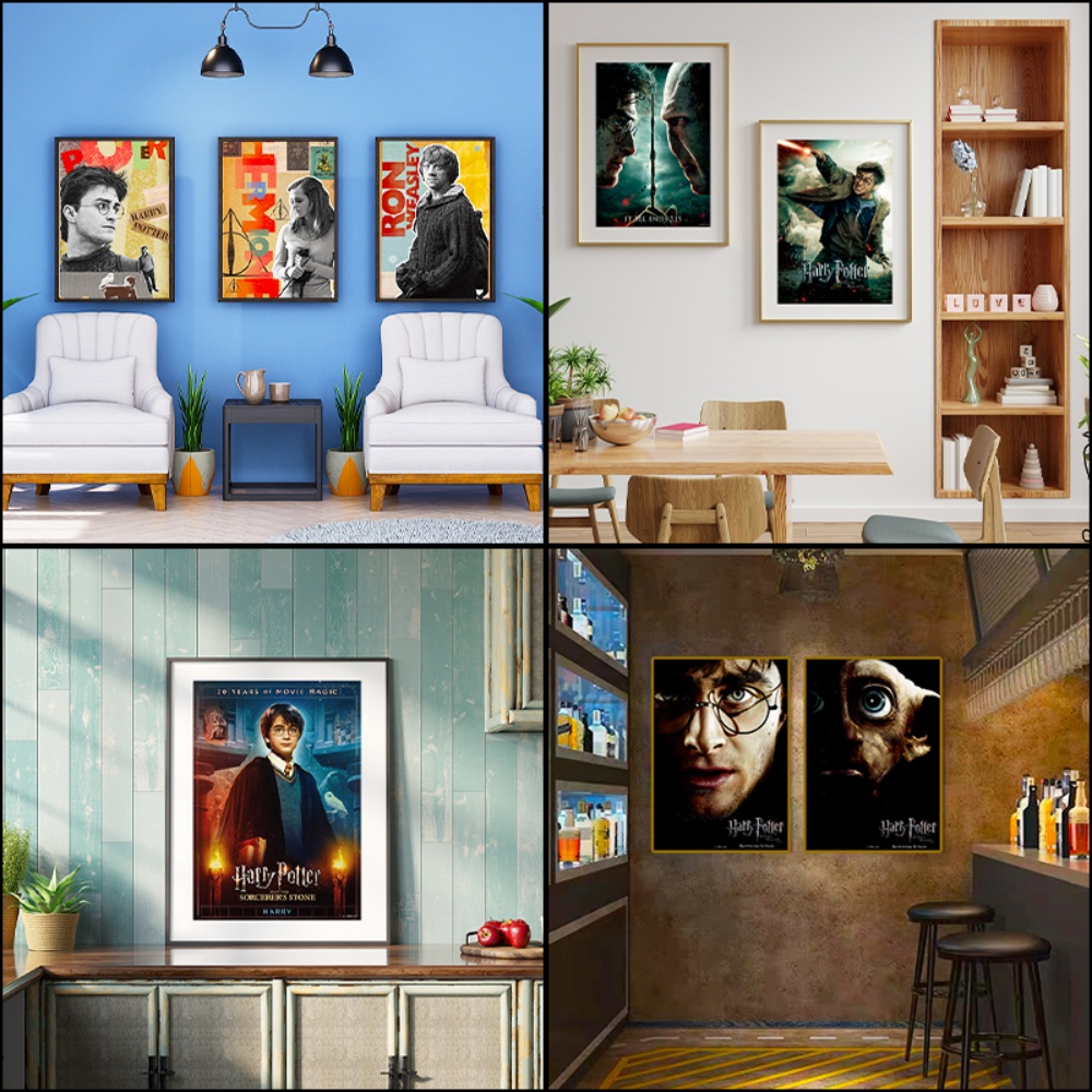 ملصق ورقي أصلي لهاري بوتر مقاس - مراجعة Home Decor Quirky وسعره
