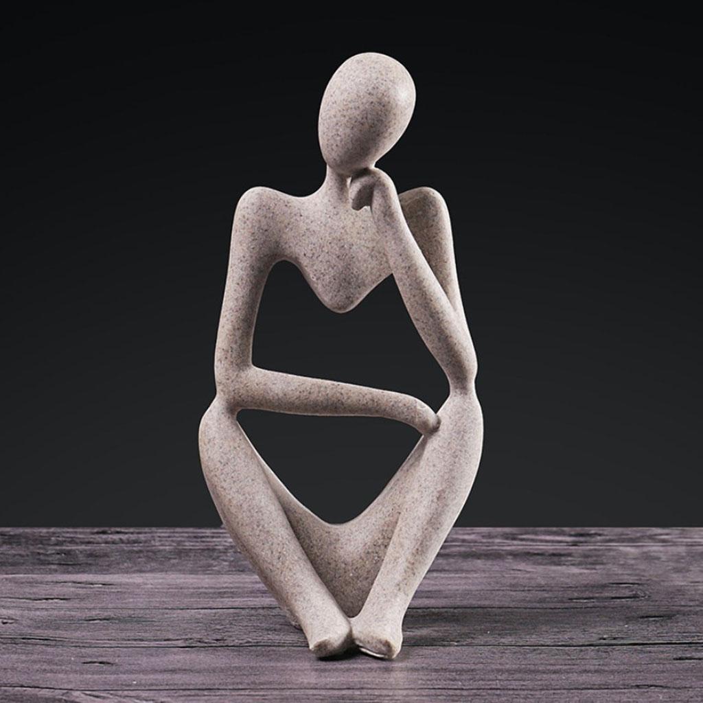 الشمال مجردة المفكر تمثال الرا - مراجعة Abstract Sculpture Resin وسعره