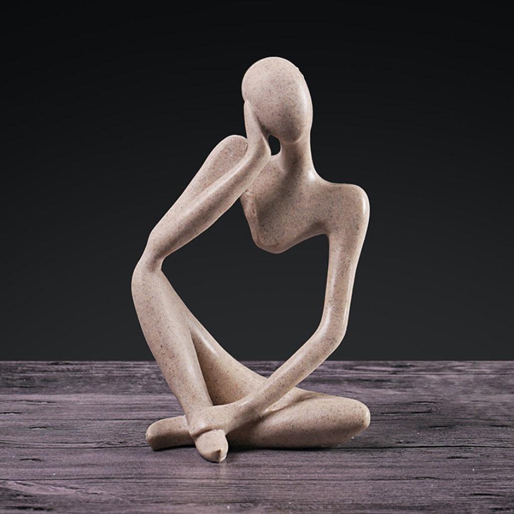 الشمال مجردة المفكر تمثال الرا - مراجعة Abstract Sculpture Resin وسعره