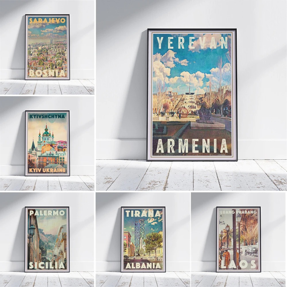 لوحة قماشية للسفر لديكور المنز - مراجعة Home Decor Yerevan وسعره