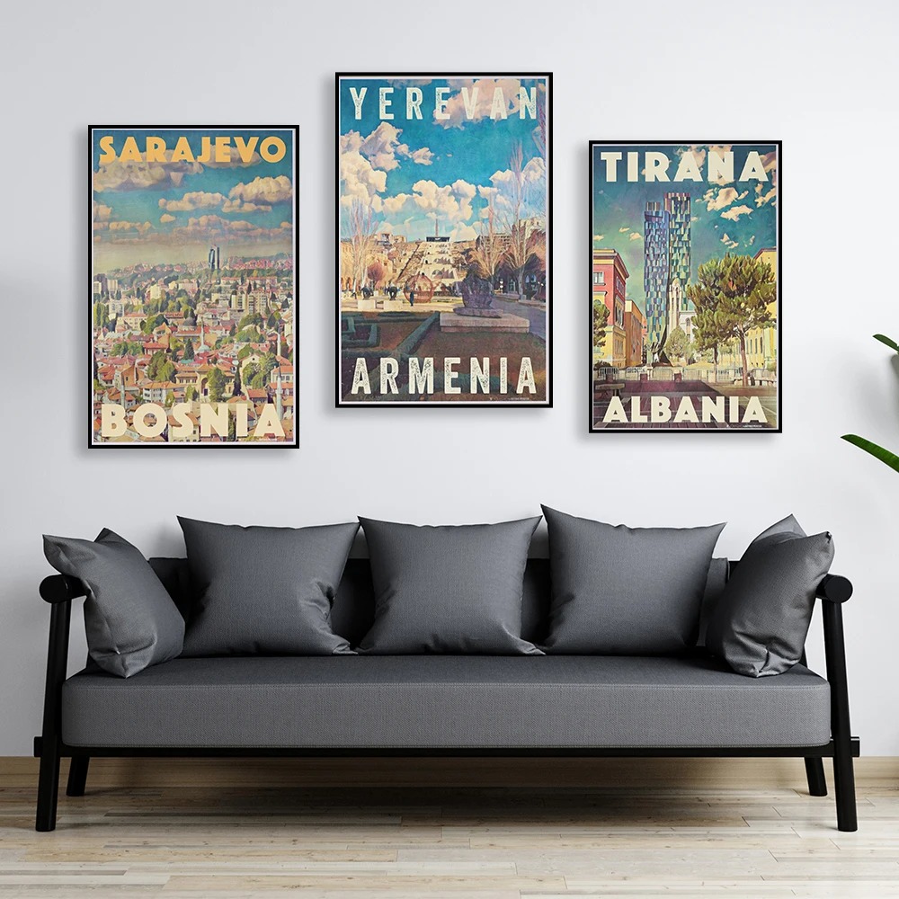 لوحة قماشية للسفر لديكور المنز - مراجعة Home Decor Yerevan وسعره