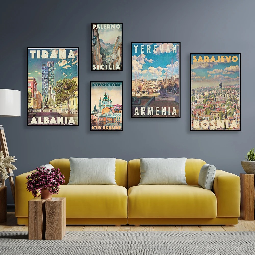 لوحة قماشية للسفر لديكور المنز - مراجعة Home Decor Yerevan وسعره